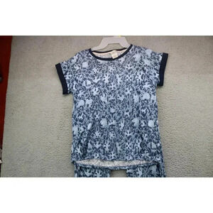 Women's Lucky Brand 3-Piece Pajama Set-Size Small-Polyester-Shorts & Pants